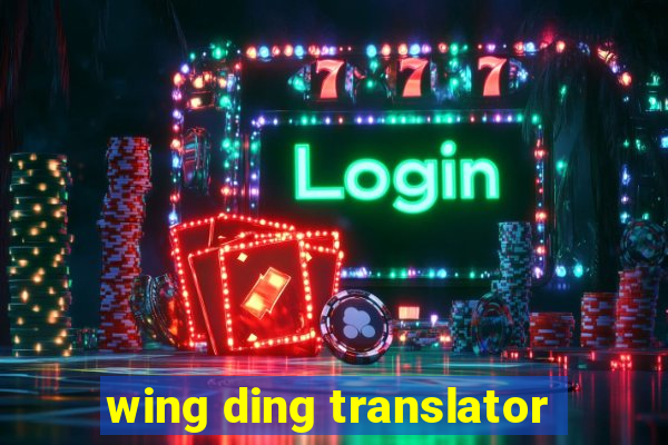 wing ding translator